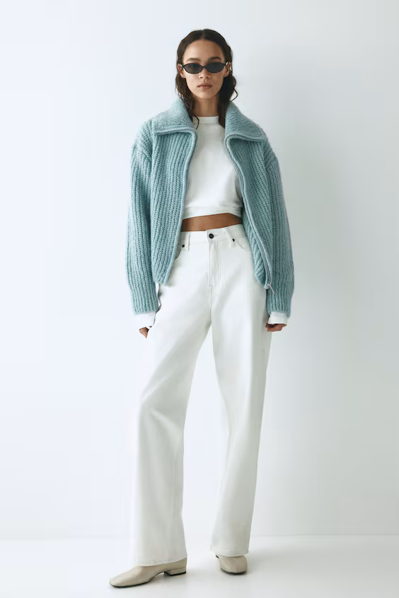 Кардиган с молнией