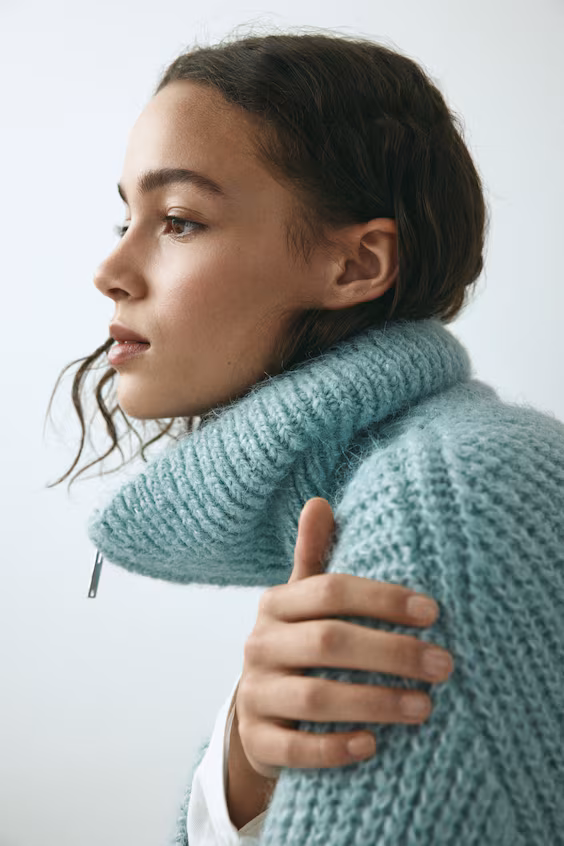 Кардиган с молнией