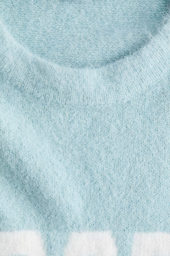 Свитер с жаккардовым узором