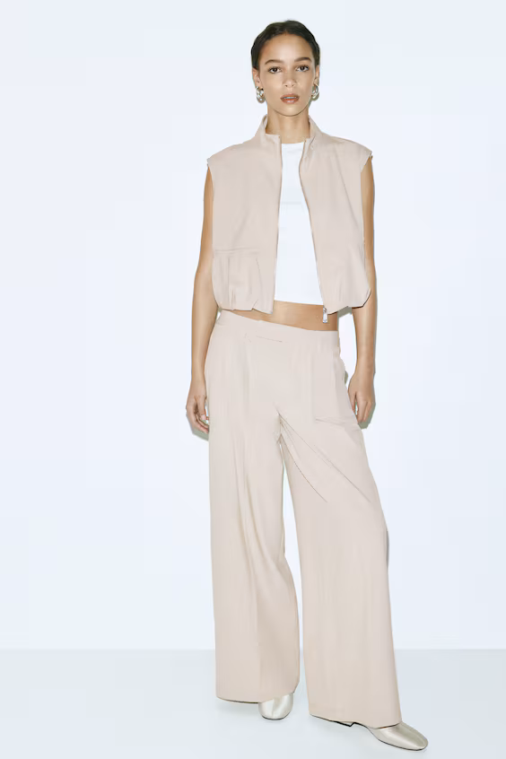 Жилет с расклешенной нижней частью h&m