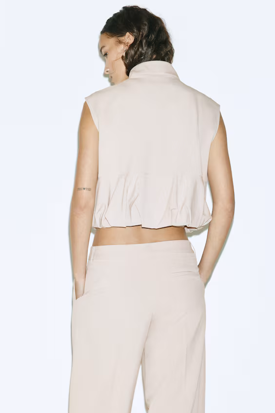 Жилет с расклешенной нижней частью h&m