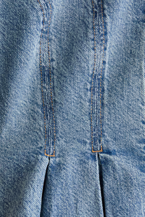 Блуза баска из джинсы h&m