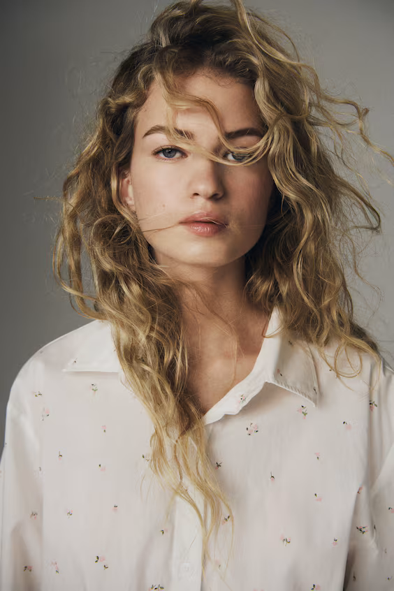 Пижама из хлопка h&m