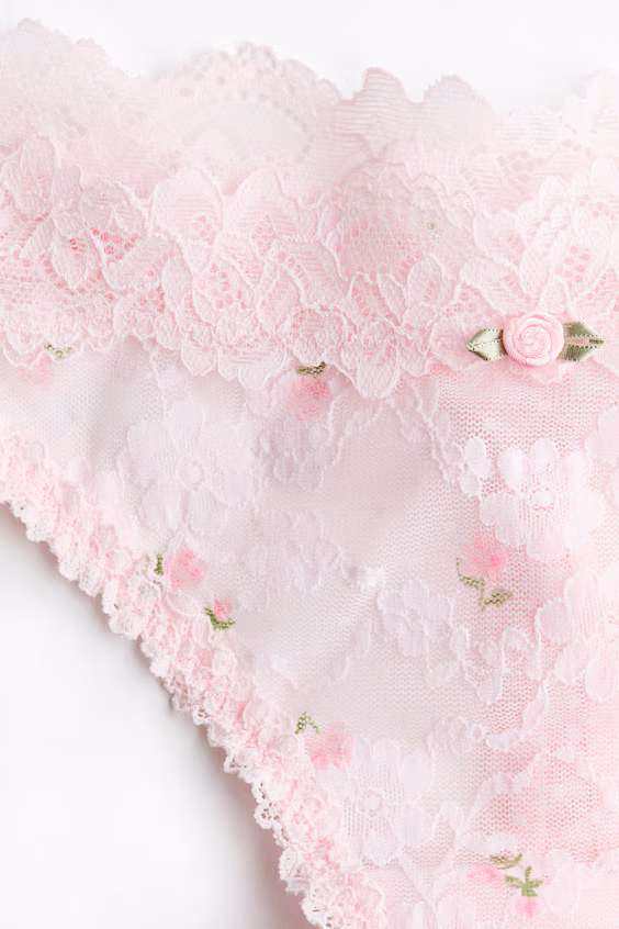 Набор из 2 трусов thong из кружева