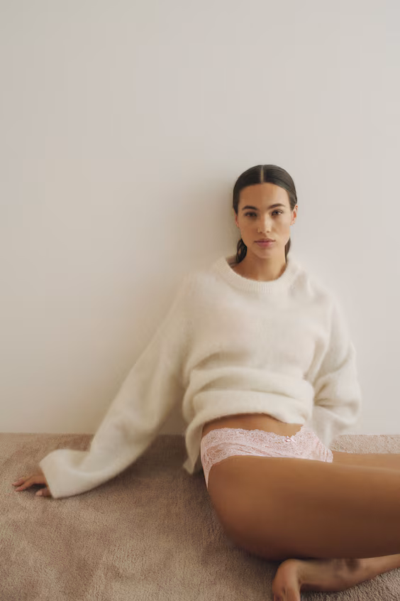 Набор из 2 трусов-хипстеров из кружева