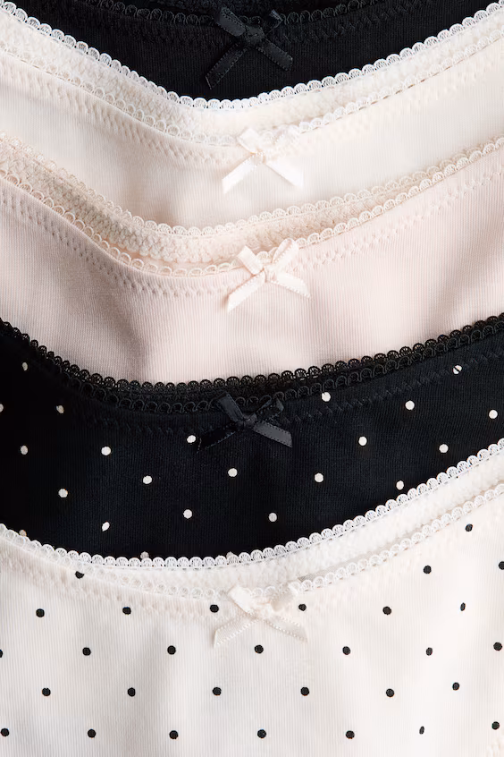 Пачка из 5 стрингов из хлопка