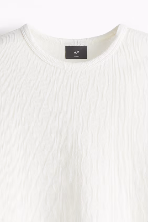 Футболка текстурного slim fit