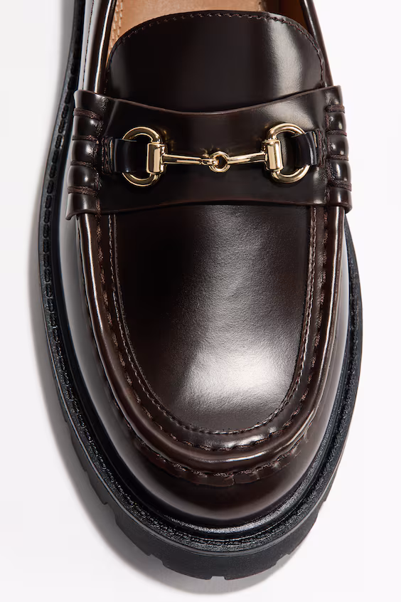 Кожаные лоферы