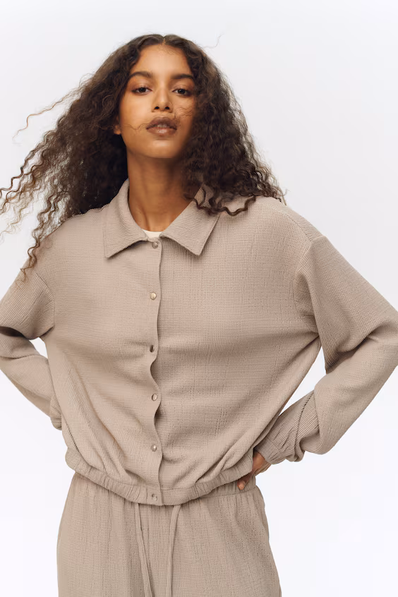 Жакет из текстурированного джерси