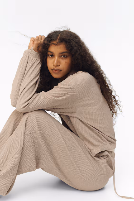 Жакет из текстурированного джерси