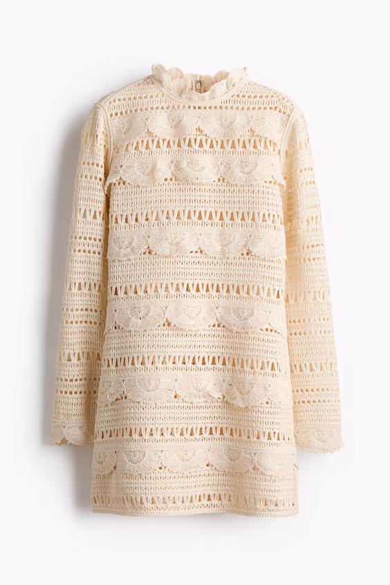 Мини-платье с крючком