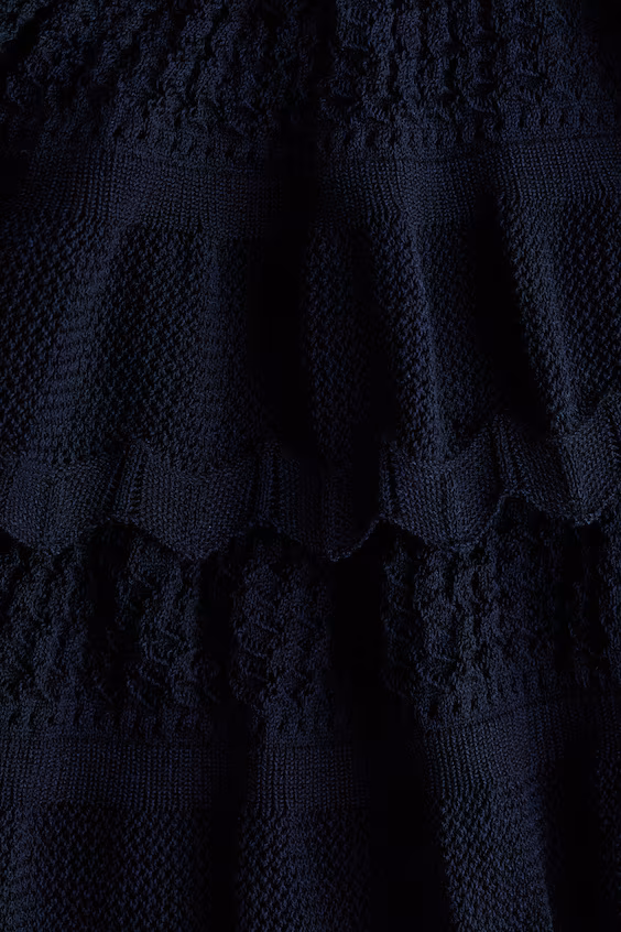 Платье с оборками