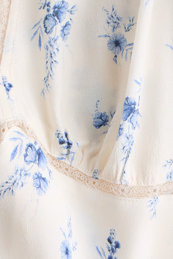 Платье с длинными рукавами из вискозы