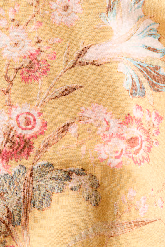 Платье из смесового льна