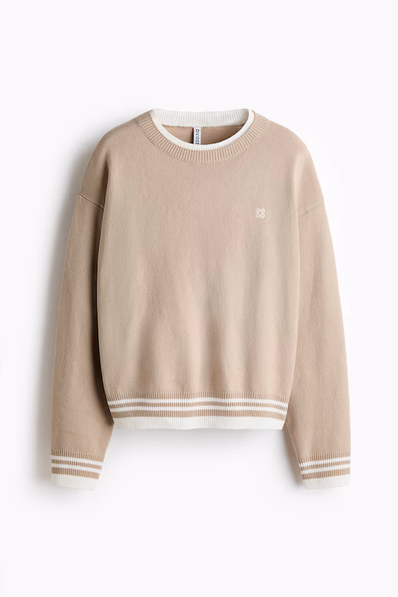 Свитер с эффектом многослойности