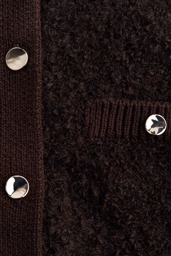 Пальто из ворсистого трикотажа