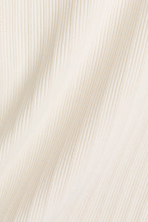 Футболка из рубчиковой ткани h&m