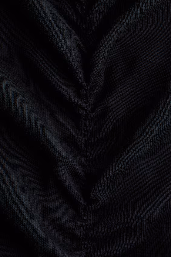 Свитер с драпировкой из хлопка