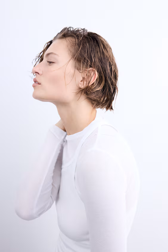 Свитер из хлопка пима