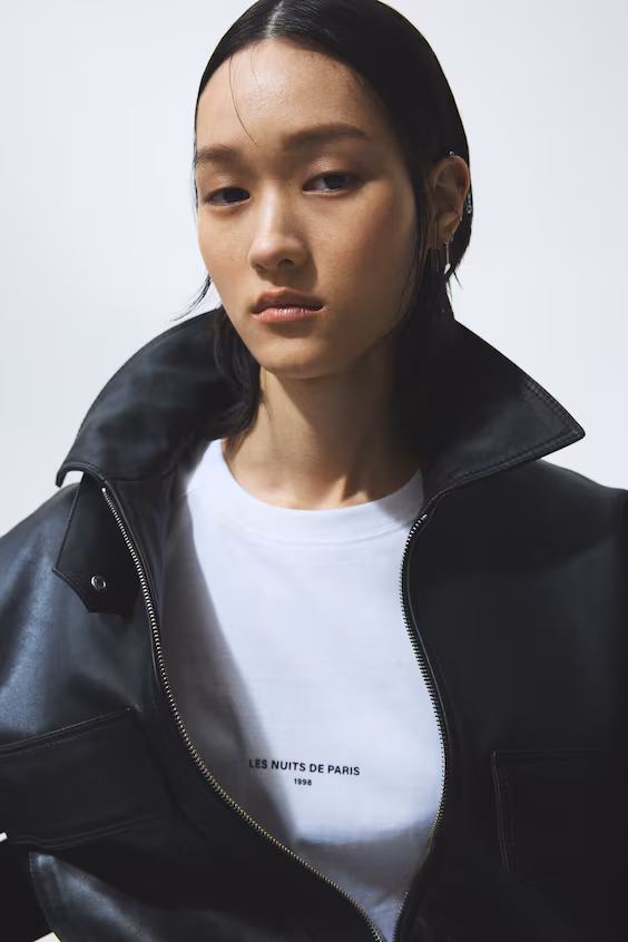 Просторный свитер из джерси