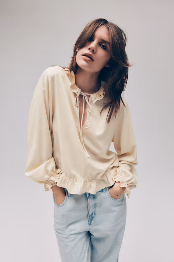 Топ с оборками