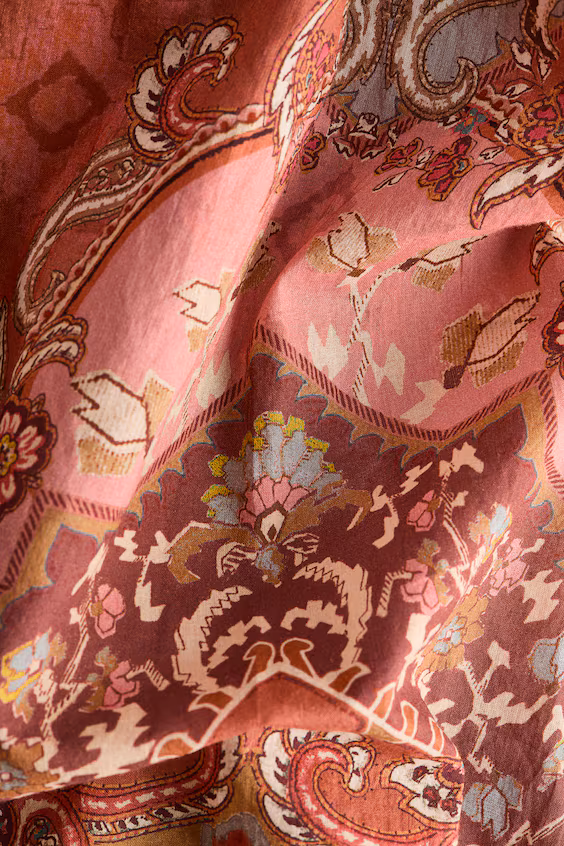 Рубашка с принтом из хлопка