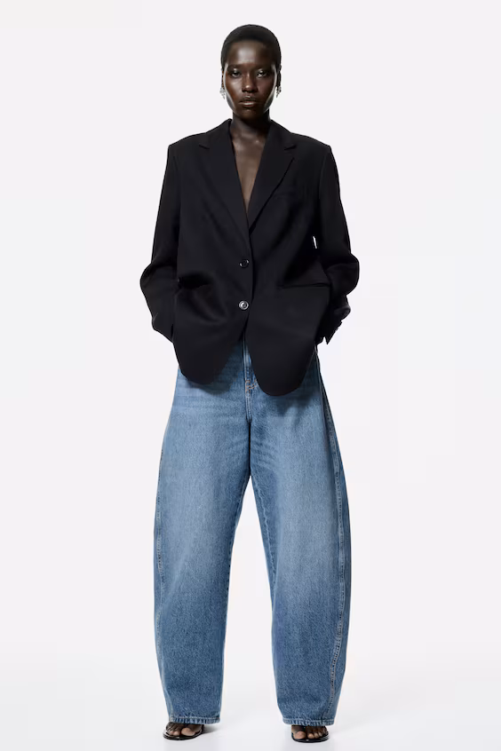 Пиджак с простой застежкой