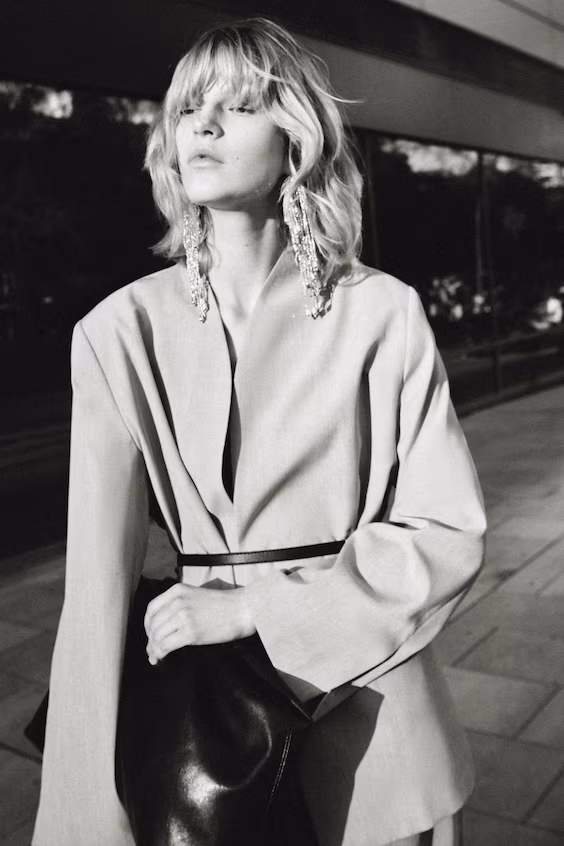 Пиджак с поясом