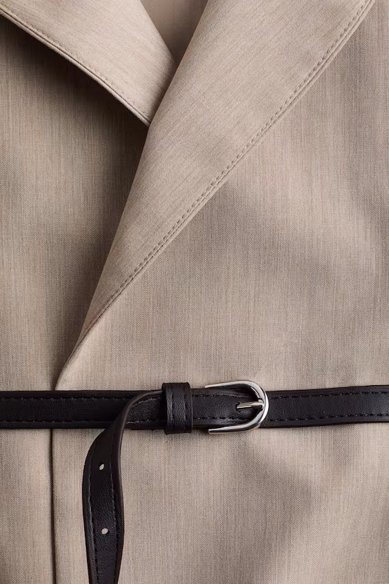 Пиджак с поясом