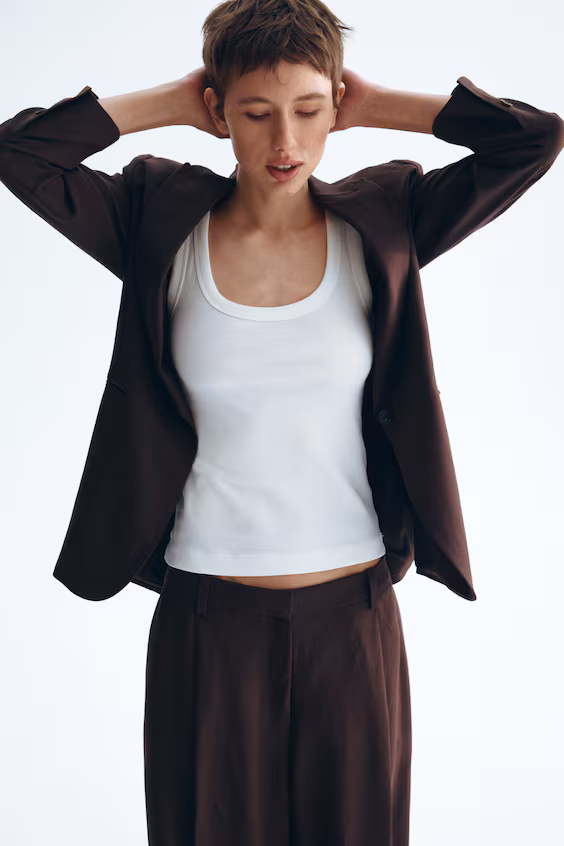 Льняной пиджак