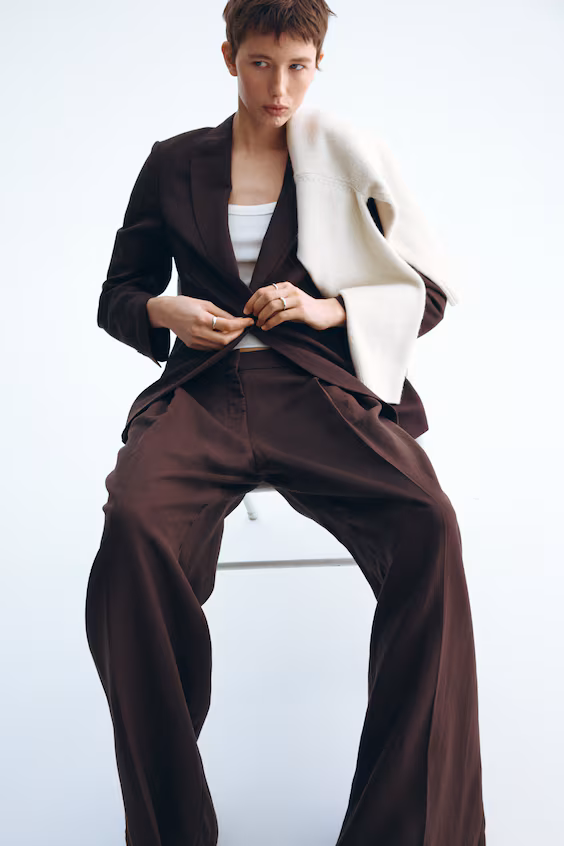 Льняной пиджак