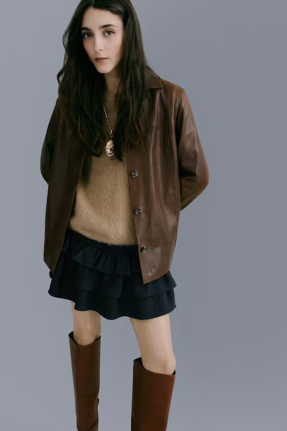 Юбка-шорты с оборками