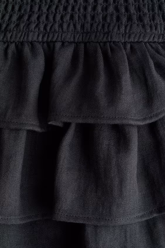 Юбка-шорты с оборками