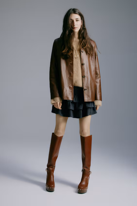 Юбка-шорты с оборками