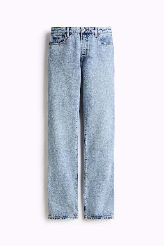 Джинсы с прямыми штанинами