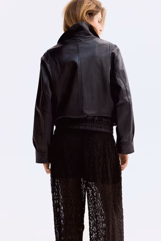 Брюки из джерси с эффектом кружева