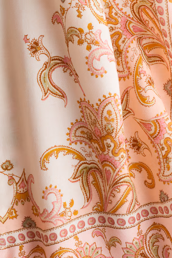 Шорты из лиоселя с принтом