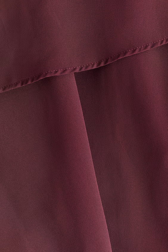 Юбка с оборками из шифона