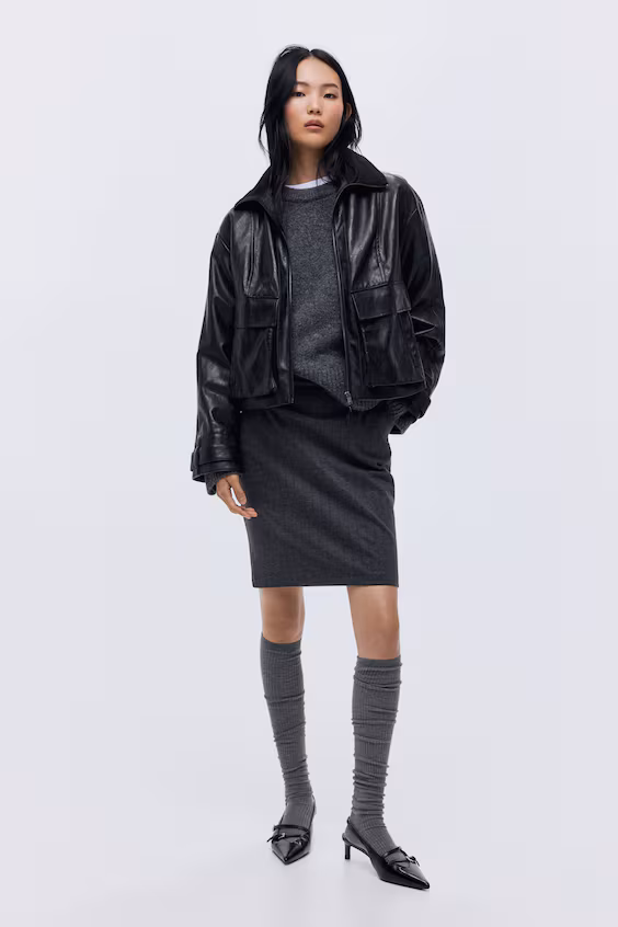 Юбка-карандаш из джерси