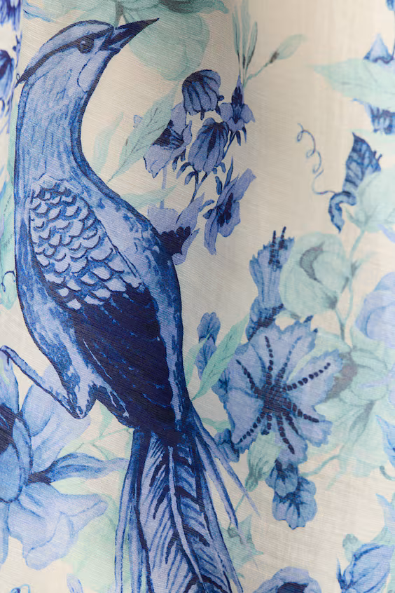 Длинная юбка из льняной смеси