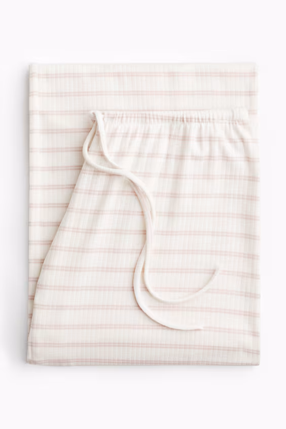 Брюки из хлопкового микса