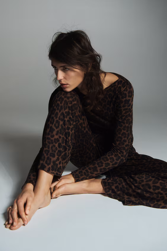 Комбинезон в рубчик