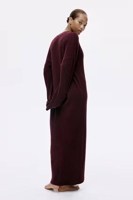 Платье из рубчатой ткани