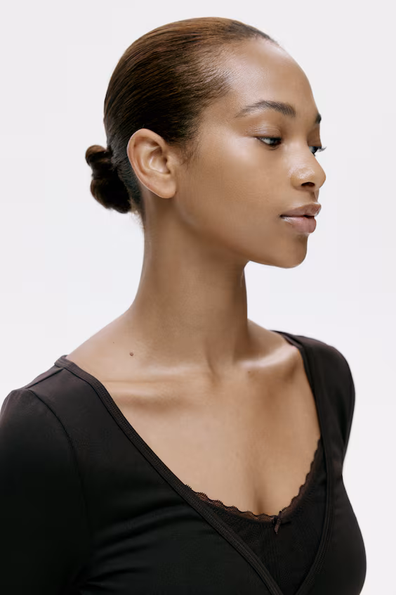 Свитер с контрастным узором из мягкого ворсистого трикотажа