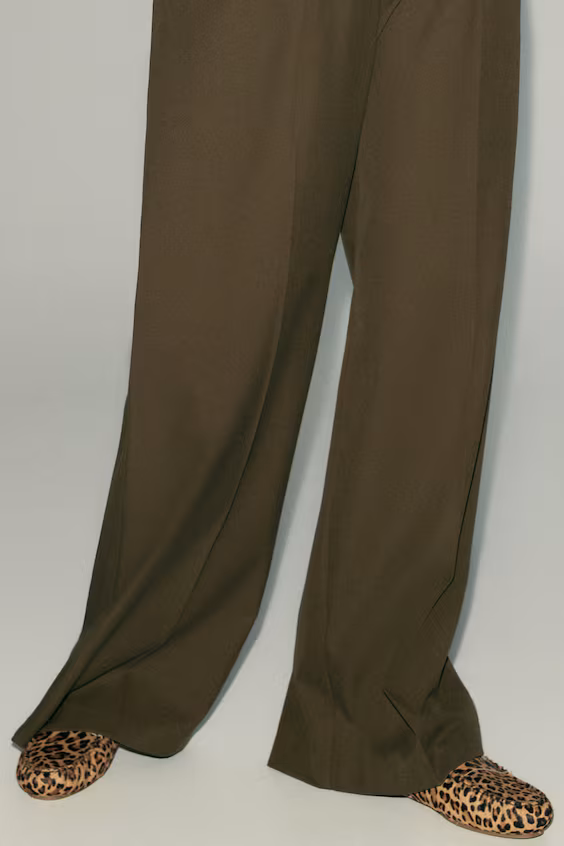 Туфли лоферы из кожи