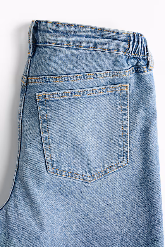 Mama джинсы длинные before & after