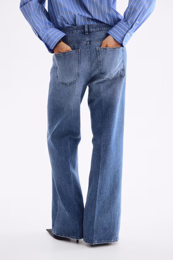 Джинсы с защипами