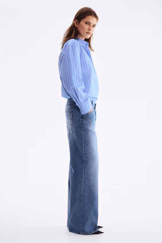 Джинсы с защипами