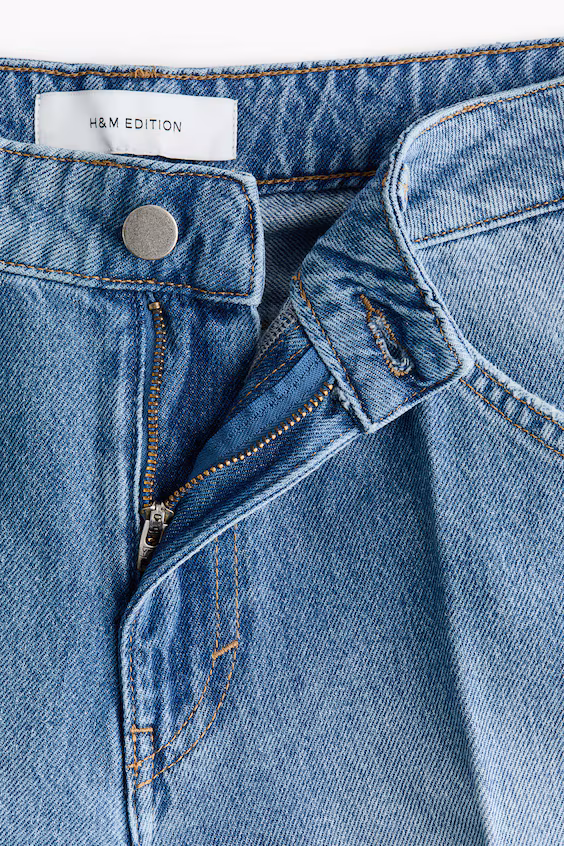 Джинсы с защипами