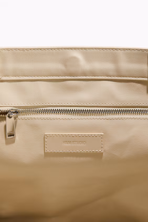 Сумка tote из покрытого холста